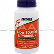 Aloe 10,000 & Probiotics 60 Veg Capsules