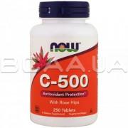 C-500 With Rose Hips 250 Tablets