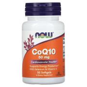 Now Foods, CoQ10 With Selenium & Vitamin E, 50 Softgel