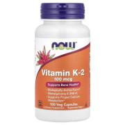 Now Foods, Vitamin K-2 100 mcg, 100 Veg Capsules