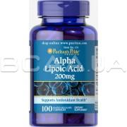 Alpha Lipoic Acid 200 mg 100 Rapid Release Softgels