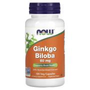 Now Foods, Ginkgo Biloba 60 mg, 120 Veg Capsules