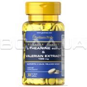 L-Theanine 200 mg & Valerian Extract 100 mg 30 bi-layer Tablets