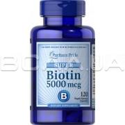 Biotin 5000 mcg 120 Rapid Release Capsules