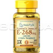 Vitamin E-268 mg 400 iu Naturally Sourced 100 Rapid Release Softgels
