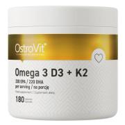 Ostrovit, Omega 3 D3 + K2, 180 Capsules