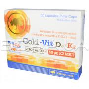 Gold-Vit D3 (2000 j.m.) + K2, 30 капсул