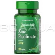 Zinc Picolinate 25 mg 100 Caplets