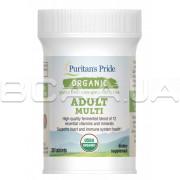 Puritans Pride, Organic Adult Multi 30 Tablets