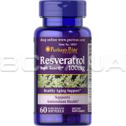 Resveratrol 100 mg 60 Rapid Release Softgels