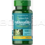 Ashwagandha Standardized Extract 500 mg 60 Rapid Release Capsules