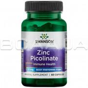 Zinc Picolinate, 22 mg, 60 Capsules