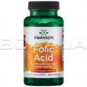 Folic Acid 800 mcg 250 Capsules