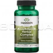 Swanson, Rhodiola, Ashwagandha, Ginseng Complex (Родиола, Ашваганда, Комплекс Женьшеня), 60 Capsules