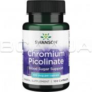 Chromium Picolinate 200 mcg 100 Capsules