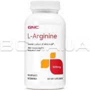 L-Arginine 500 mg, 90 Capsules