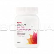 Gnc, Витамины для волос, кожи, ногтей, Womens Hair, Skin & Nails Formula 90 Tablets