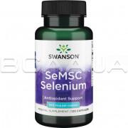 Swanson, SeMSC Selenium (Селен), 200 mcg, 120 Capsules