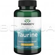 Swanson, Taurine, 500 mg, 100 Capsules