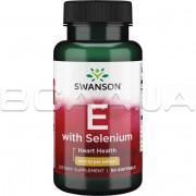 Vitamin E with Selenium (Селен), 400 IU, 90 Softgels