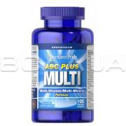 Puritans Pride, ABC Plus Multi, Multi-Vitamin and Multi-Mineral Formula 100 Сoated Tablets