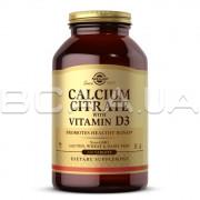 Solgar, Calcium Citrate with Vitamin D3, 240 Tablets