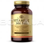 Solgar, Vitamin C (Витамин С) 500 mg, 100 Vegetable Capsules