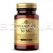 Solgar, Vitamin B2 (Riboflavin) 50 mg, 100 Tablets