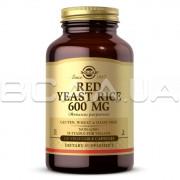 Solgar, Red Yeast Rice (Красный Дрожжевой Рис), 120 Vegetable Capsules