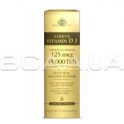 Solgar, Liquid Vitamin D3 (Cholecalciferol) 125 mcg (5,000 IU), Natural Orange Flavor, 59 ml
