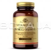 Solgar, Vitamin D3 (Cholecalciferol) 250 MCG (10,000 IU), 120 Softgels