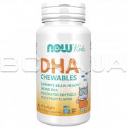 Now Foods, Kids Chewable DHA, Tasty Fruit Flavor, 60 Softgels