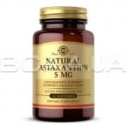 Solgar, Natural Astaxanthin 5 mg, 60 Softgels