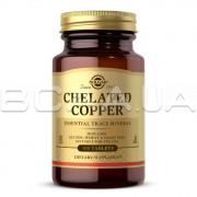 Solgar, Chelated Copper, 100 Tablets