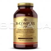 Solgar, B-Complex 100 (Витамин Б), 250 Vegetable Capsules