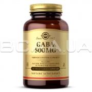 Solgar, GABA 500 mg, 50 Vegetable Capsules