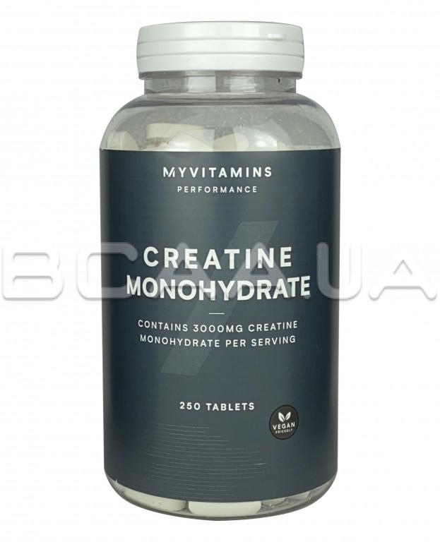 Myprotein Creatine Monohydrate Tablets MyProtein, Creatine Monohydrate, 250 Tablets Купить креатин в капсулах