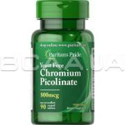 Puritans Pride, Chromium Picolinate 800 mcg, Yeast Free, 90 Tablets