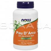 Now Foods, Pau D Arco 500 mg, 100 Veg Capsules
