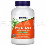 Now Foods, Pau D Arco 500 mg, 250 Veg Capsules