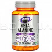 Now Foods, Beta-Alanine, Sports, Endurance, 750 mg, 120 Veg Capsules