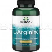 Swanson, L-Arginine 500 mg, 200 Capsules