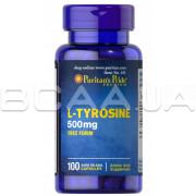 Puritans Pride, L-Tyrosine 500 mg, 100 Rapid Release Capsules