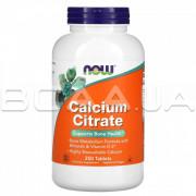 Now Foods, Calcium Citrate (Цитрат Кальция), 250 Tablets