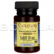 Swanson, CoQ10 (Коэнзим) 30 mg, 60 Softgels