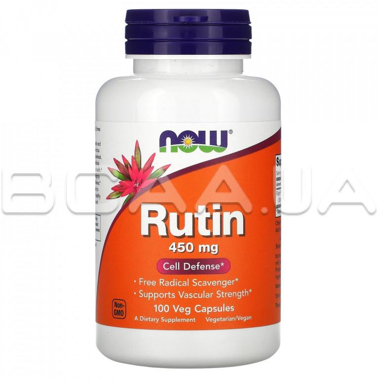 Now Foods, Rutin (Рутин) 450 mg, 100 Veg Capsules Купить рутин в Киеве ...