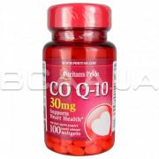 Puritans Pride, Co Q-10 (Коэнзим) 30 mg, 100 Rapid Release Softgels