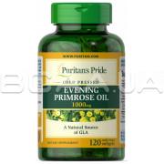 Puritans Pride, Evening Primrose Oil (Масло Примулы Вечерней) 1000 mg with GLA, 120 Rapid Release Softgels