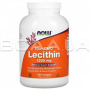 Now Foods, Lecithin (Лецитин) 1200 mg, Non-GMO, 400 Softgels