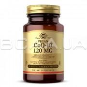 Solgar, Vegetarian CoQ-10 120 mg (Коэнзим), 30 Vegetable Capsules